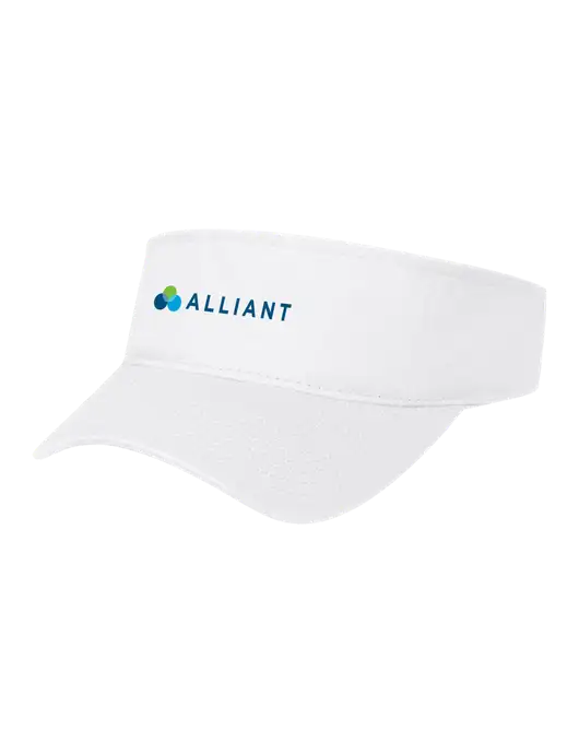 White Cap Visor w/Alliant Logo