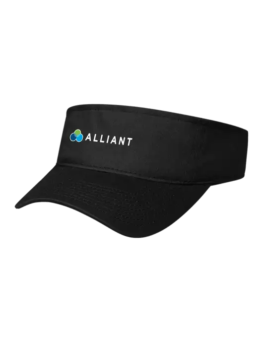 Black Cap Visor w/Alliant Logo