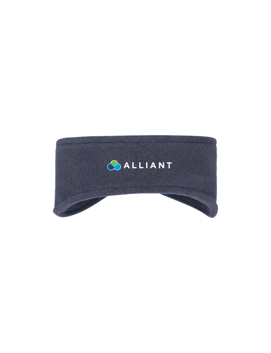Navy Stretch Fleece Headband w/Alliant Logo