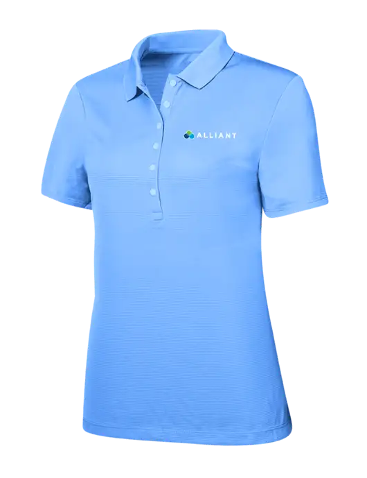 Callaway Womens Ottoman Light Blue Polo w/Alliant Logo
