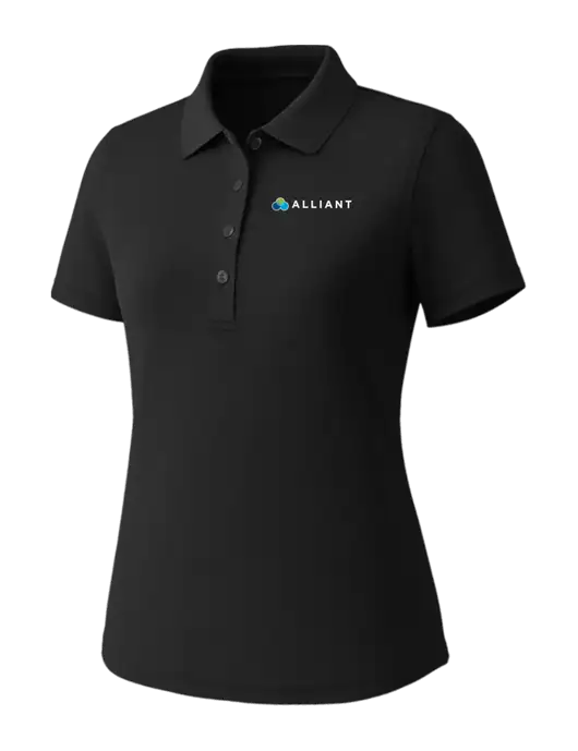 Callaway Womens Core Black Performance Polo w/Alliant Logo