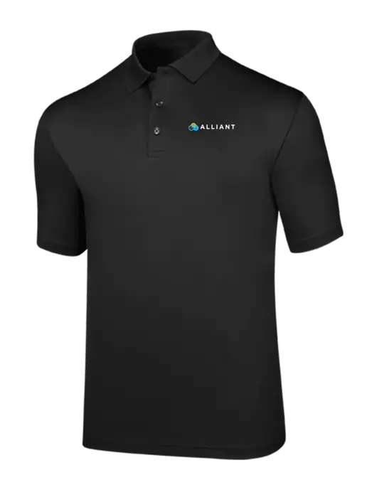 Callaway Opti-Dri Black Chev Polo w/Alliant Logo