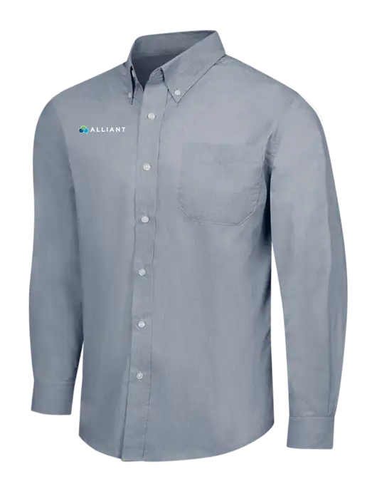 Navy Frost Crosshatch Easy Care Shirt w/Alliant Logo
