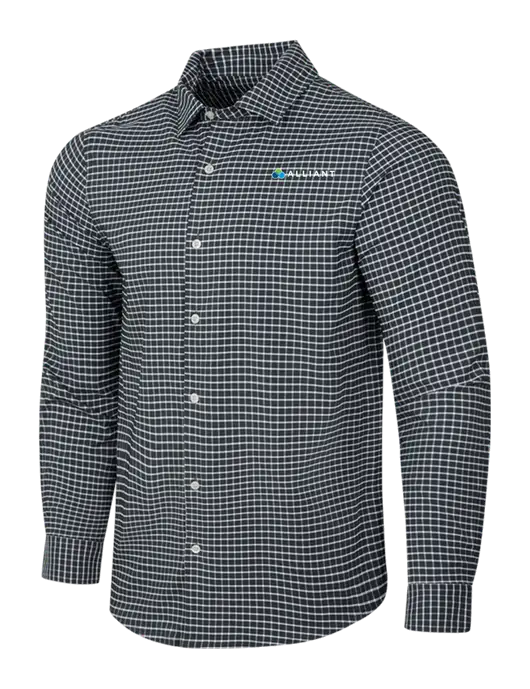 Dark Grey/White City Stretch Shirt w/Alliant Logo