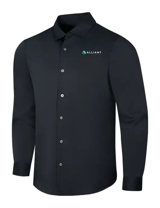Black City Stretch Shirt w/Alliant Logo