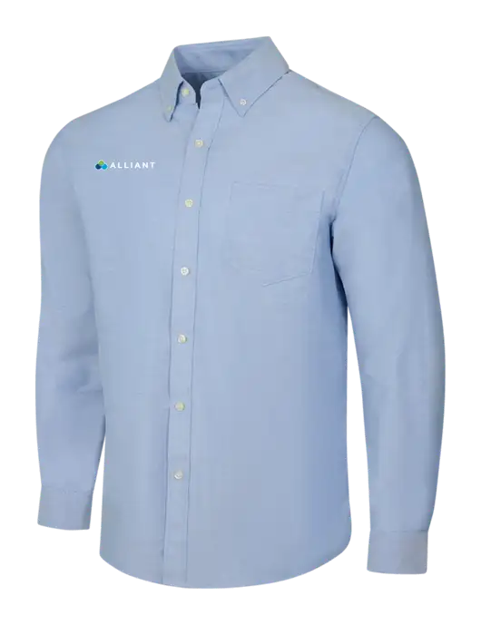 Light Blue SuperPro Oxford Shirt w/Alliant Logo