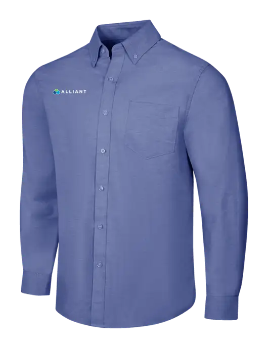 Navy SuperPro Oxford Shirt w/Alliant Logo