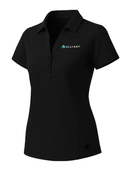 OGIO Womens Blacktop ONYX Polo w/Alliant Logo