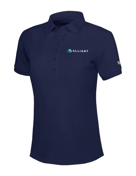 OGIO Womens Navy Jewel Polo w/Alliant Logo