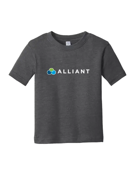 Rabbit Skins Vintage Smoke Toddler Fine Jersey Tee w/Alliant Logo