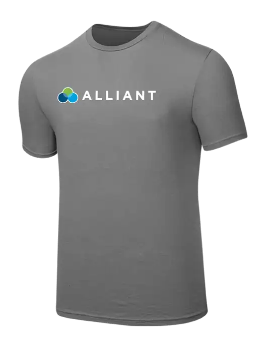 Seriously Soft Medium Grey T-Shirt w/Alliant Logo