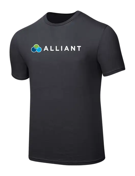 Seriously Soft Charcoal T-Shirt w/Alliant Logo