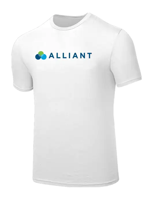 Seriously Soft White T-Shirt w/Alliant Logo