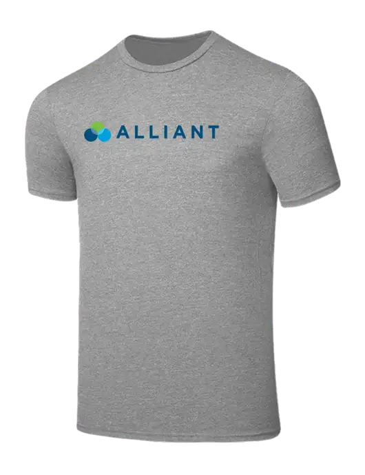 Seriously Soft Light Heather Grey T-Shirt w/Alliant Logo
