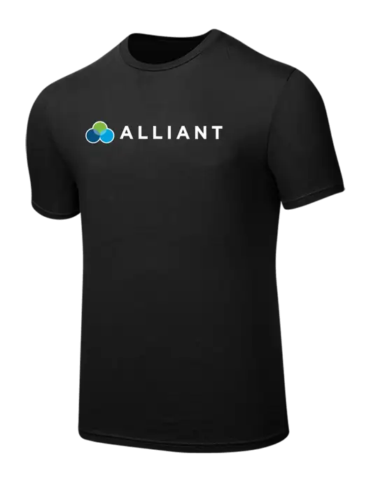 Seriously Soft Black T-Shirt w/Alliant Logo