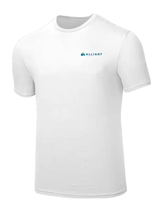Seriously Soft White T-Shirt w/Alliant Logo