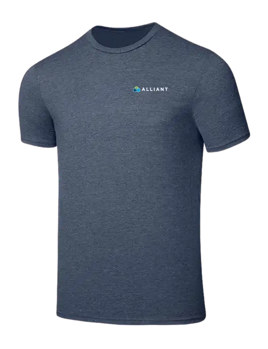 Seriously Soft Heathered Navy T-Shirt w/Alliant Logo
