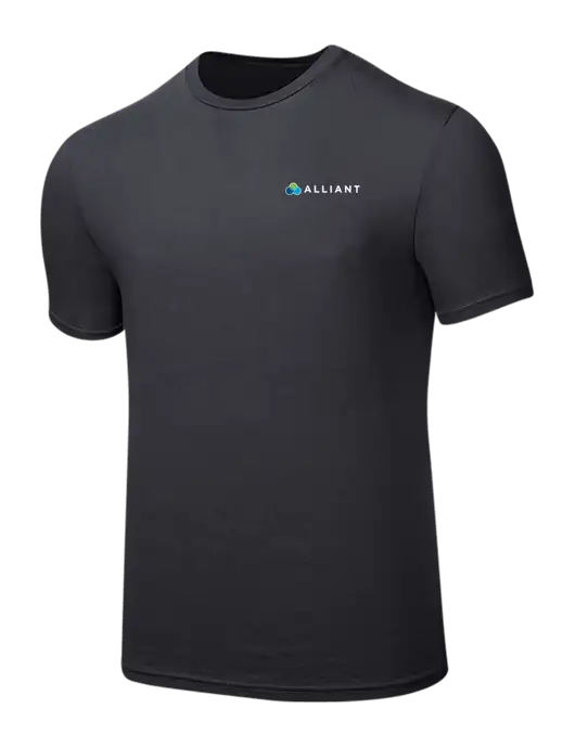 Seriously Soft Charcoal T-Shirt w/Alliant Logo