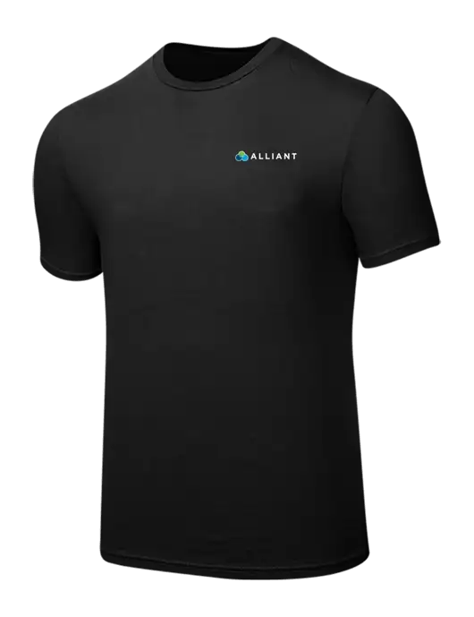 Seriously Soft Black T-Shirt w/Alliant Logo
