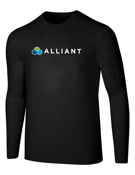 Seriously Soft Black Long Sleeve T-Shirt w/Alliant Logo