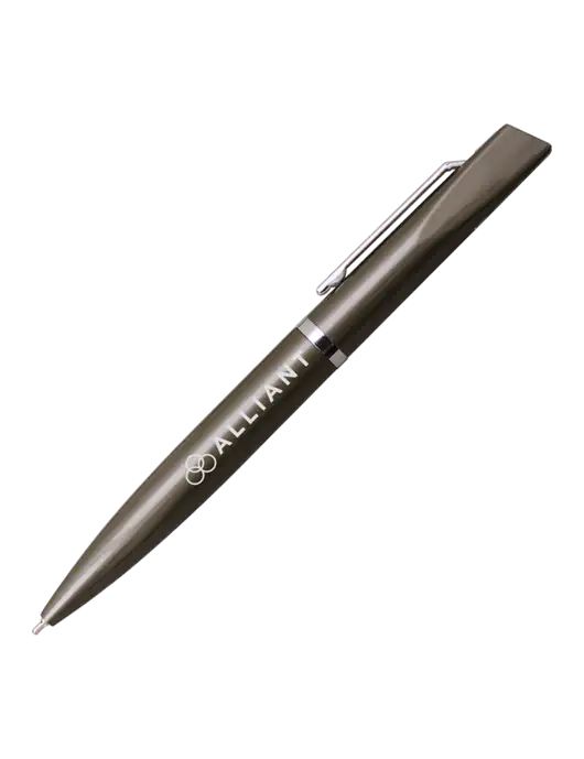 Santos Gunmetal Pen - Black Ink w/Alliant Logo