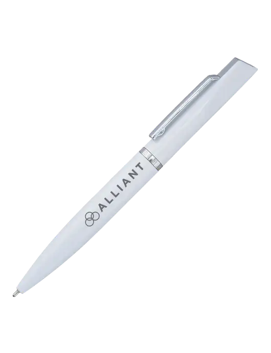 Santos White Pen - Black Ink w/Alliant Logo