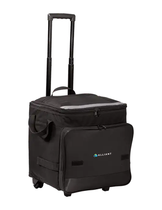 Black Rolling Cooler w/Alliant Logo