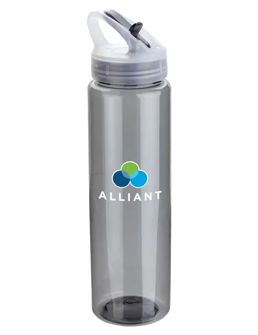 Buddy Smoke 32 oz PET Bottle with Flip Lid w/Alliant Logo