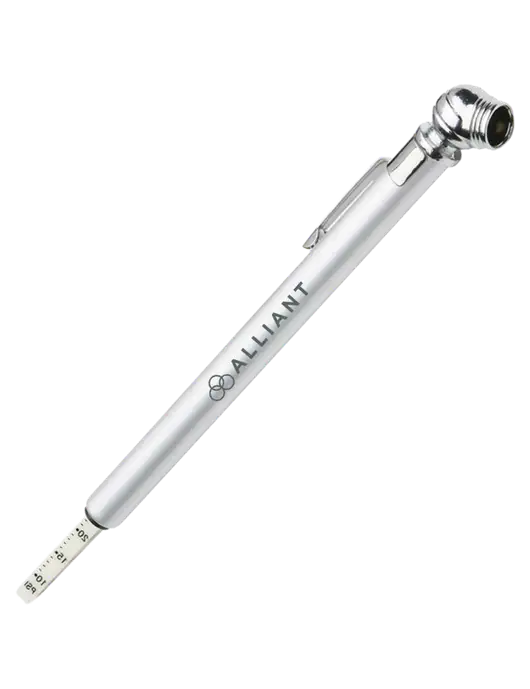 Quick View Silver Tire Gauge w/Alliant Logo