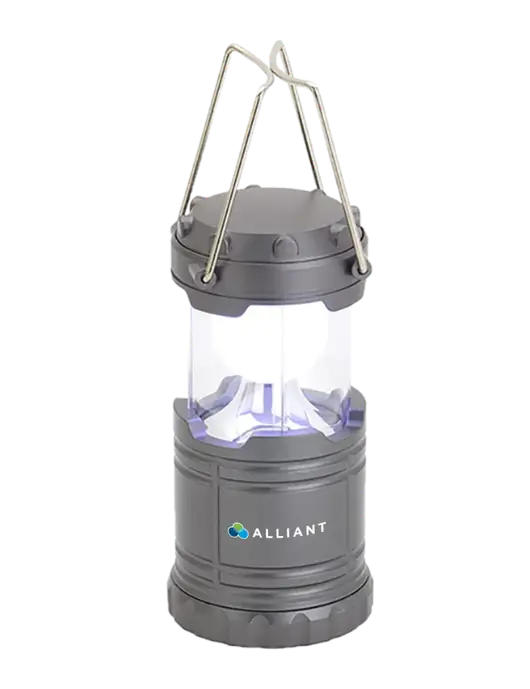 Gunmetal Mini Retro Lantern w/Alliant Logo