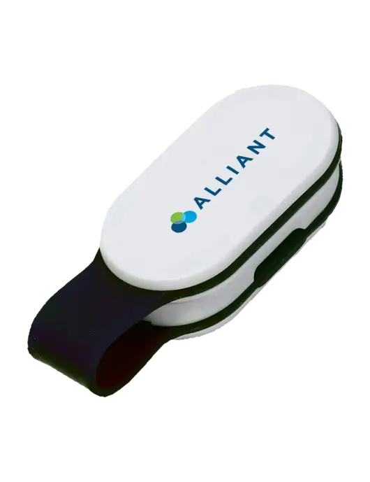 Magna Clip Black Personal Safety Light w/Alliant Logo