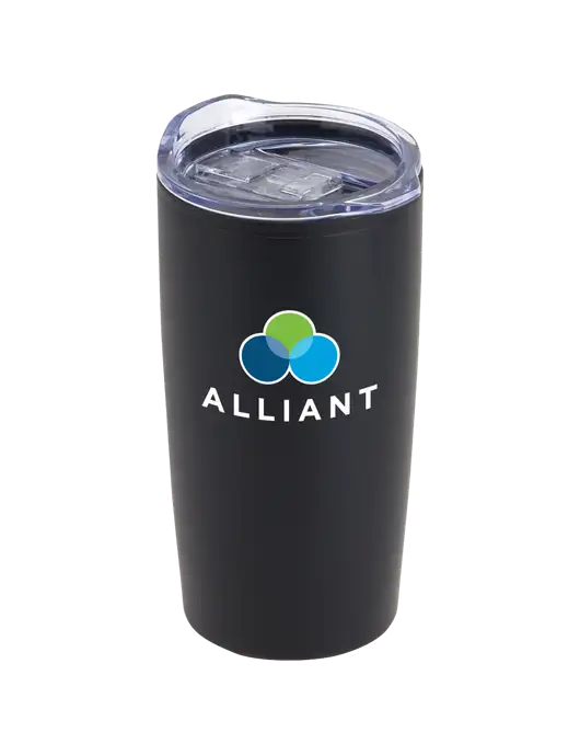Olympus Black 20 oz Tumbler w/Alliant Logo