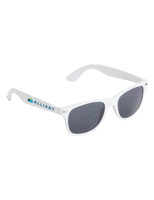 Daytona White Sunglasses w/Alliant Logo