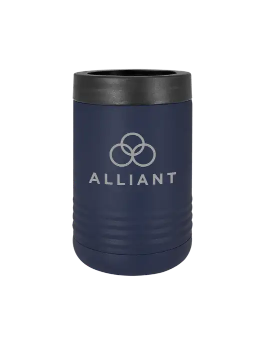Polar Camel 12 oz Powder Coated Navy Vacuum Insulated Beverage Holder w/Alliant Logo