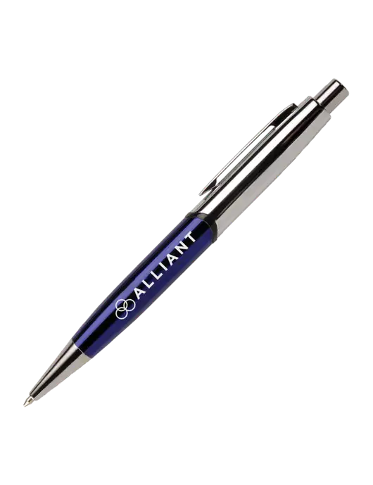 Chimera Blue Pen - Black Ink w/Alliant Logo