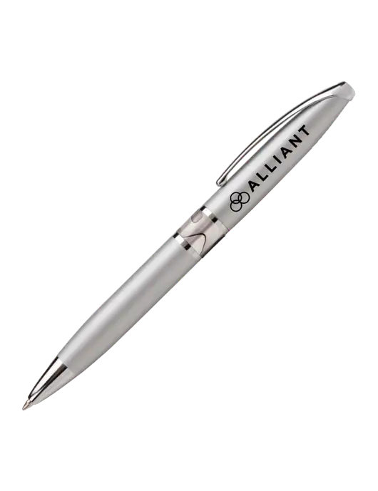 Illusion Silver Pen - Black Ink w/Alliant Logo