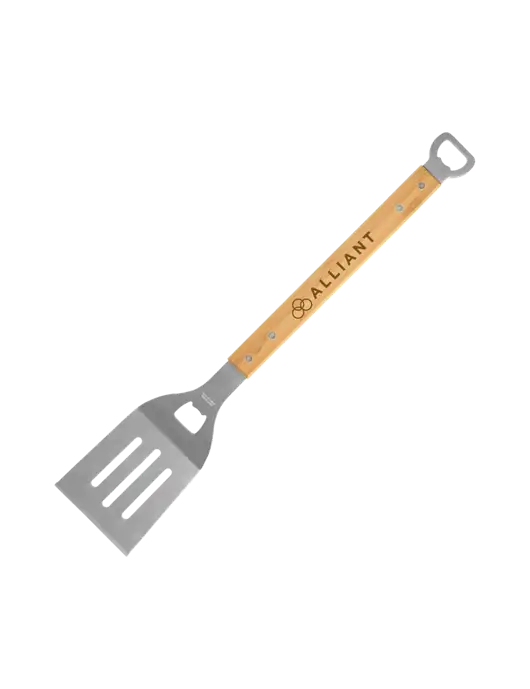 Bamboo BBQ Spatula w/Alliant Logo