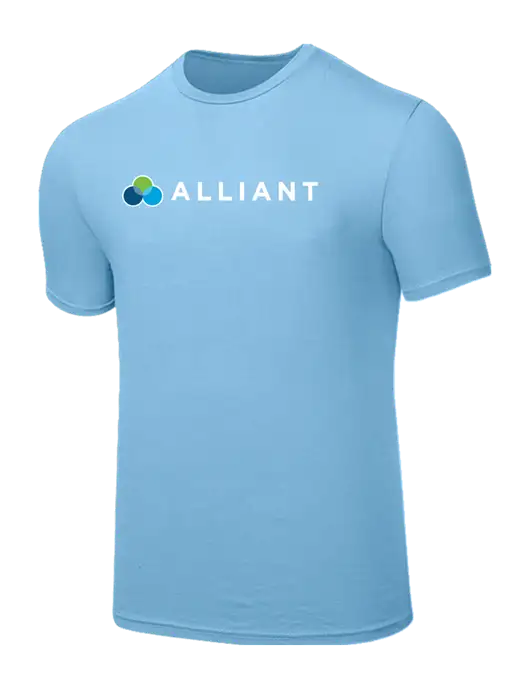 Seriously Soft Light Blue T-Shirt w/Alliant Logo