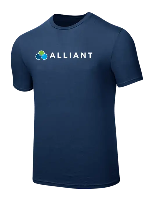 Seriously Soft Deep Slate Blue T-Shirt w/Alliant Logo