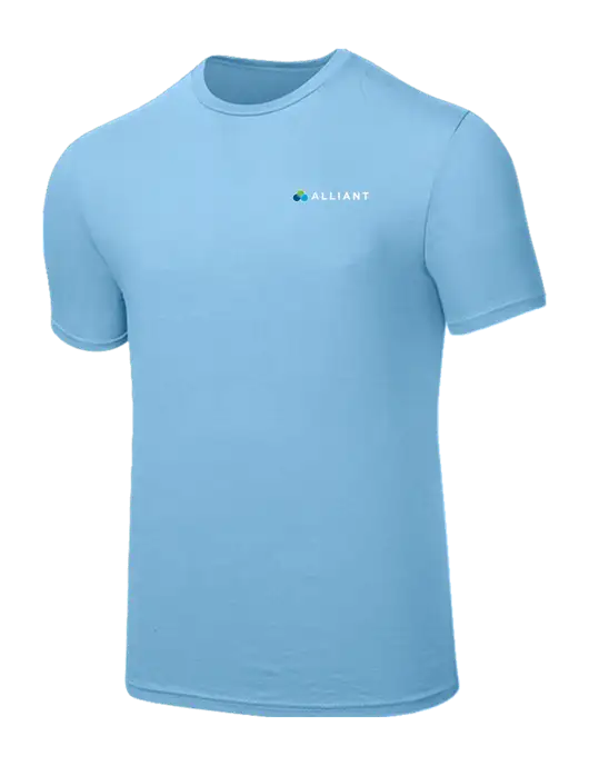 Seriously Soft Light Blue T-Shirt w/Alliant Logo