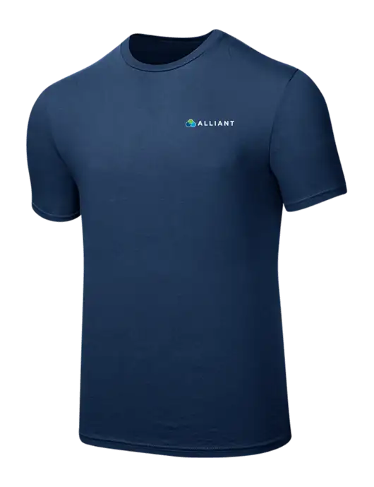 Seriously Soft Deep Slate Blue T-Shirt w/Alliant Logo