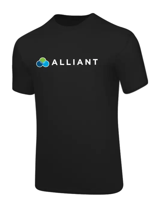 Core Blend Black T-Shirt w/Alliant Logo