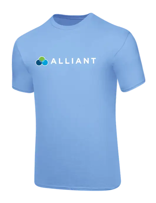 Core Blend Light Blue T-Shirt w/Alliant Logo
