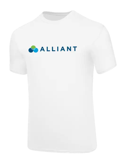 Core Blend White T-Shirt w/Alliant Logo