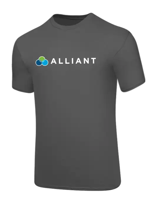 Core Blend Medium Grey T-Shirt w/Alliant Logo