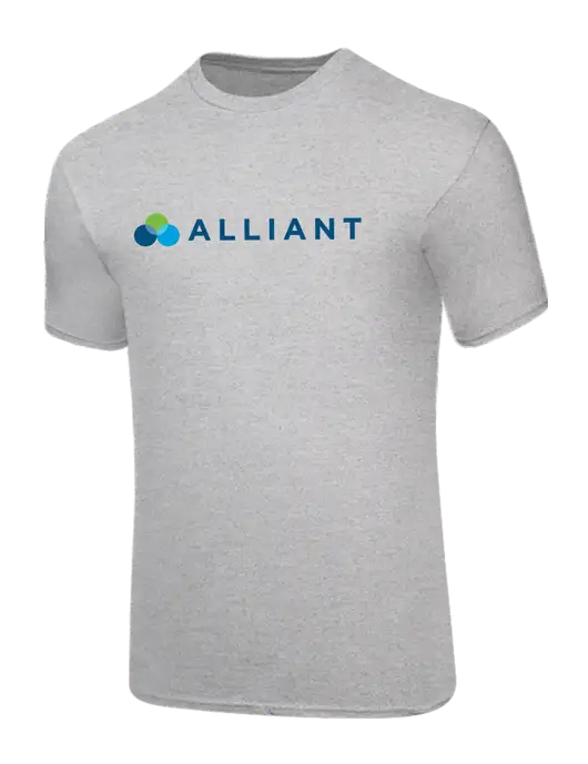 Core Blend Light Grey Heather T-Shirt w/Alliant Logo