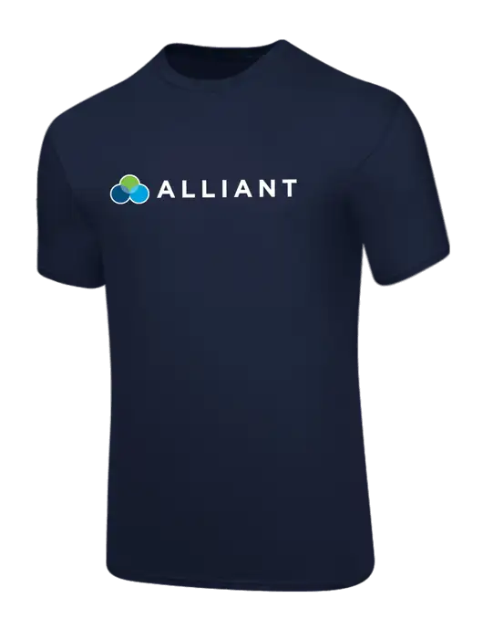 Core Blend Navy T-Shirt w/Alliant Logo