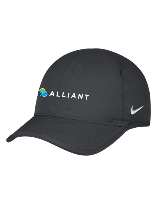 Nike Charcoal Featherlight Cap w/Alliant Logo