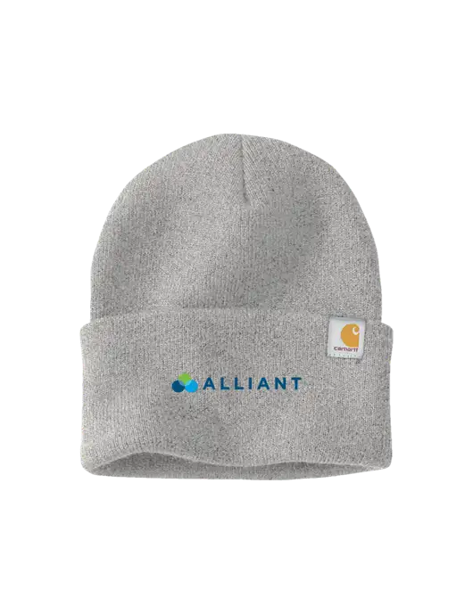 Carhartt Light Grey Heather Watch Cap 2.0 w/Alliant Logo