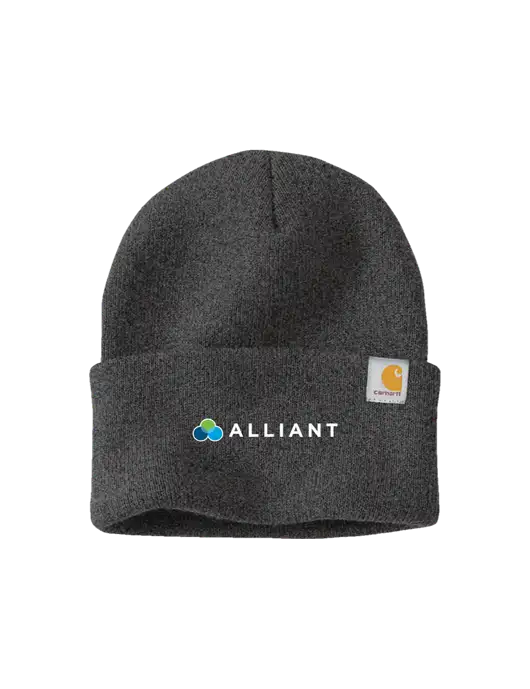 Carhartt Dark Grey Watch Cap 2.0 w/Alliant Logo